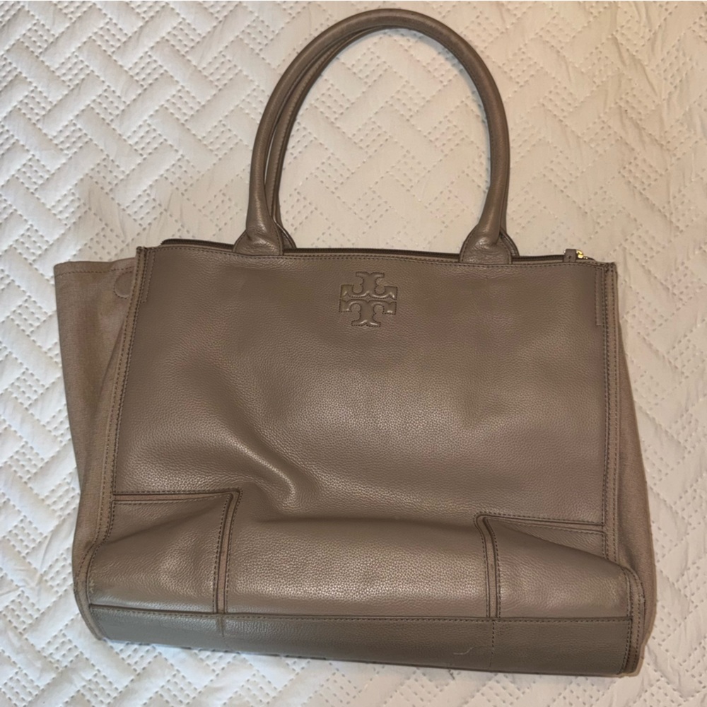 Tory Burch Beige Leather Handbag